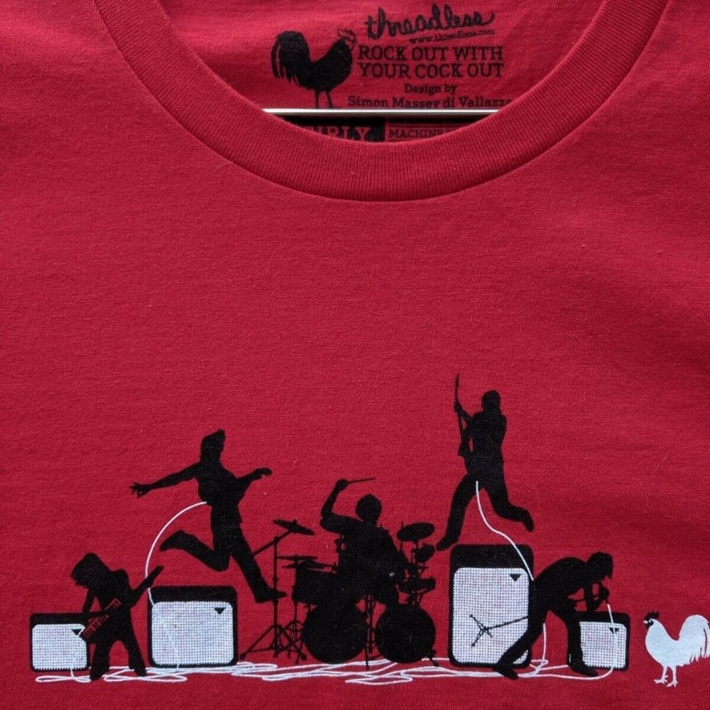 Threadless Vintage Rock Out With Your Cock Out